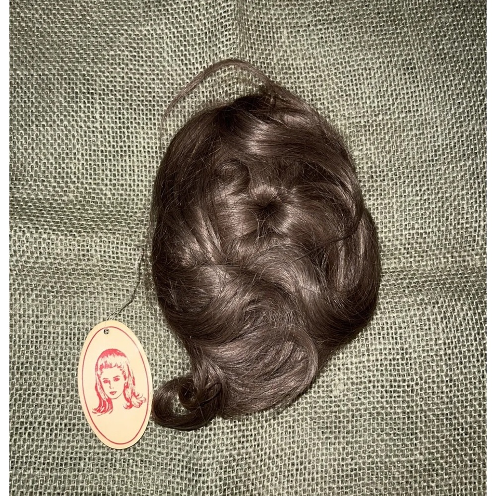 Vintage Indonesian Real Human Hair Brown Wiglet New